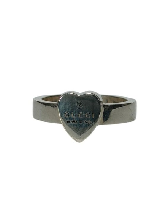 Gucci Jewelry - Gucci Heart Mark Ring Silver